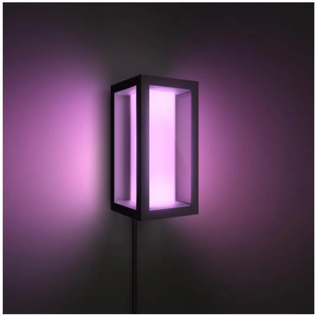Applique Murale Extérieure LED Connectée Philips Hue Impress Noir Mat - 5