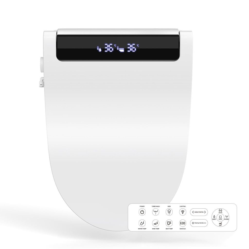 Puluomis Intelligenter Toilettensitz mit Warmwasser, Produktbild 