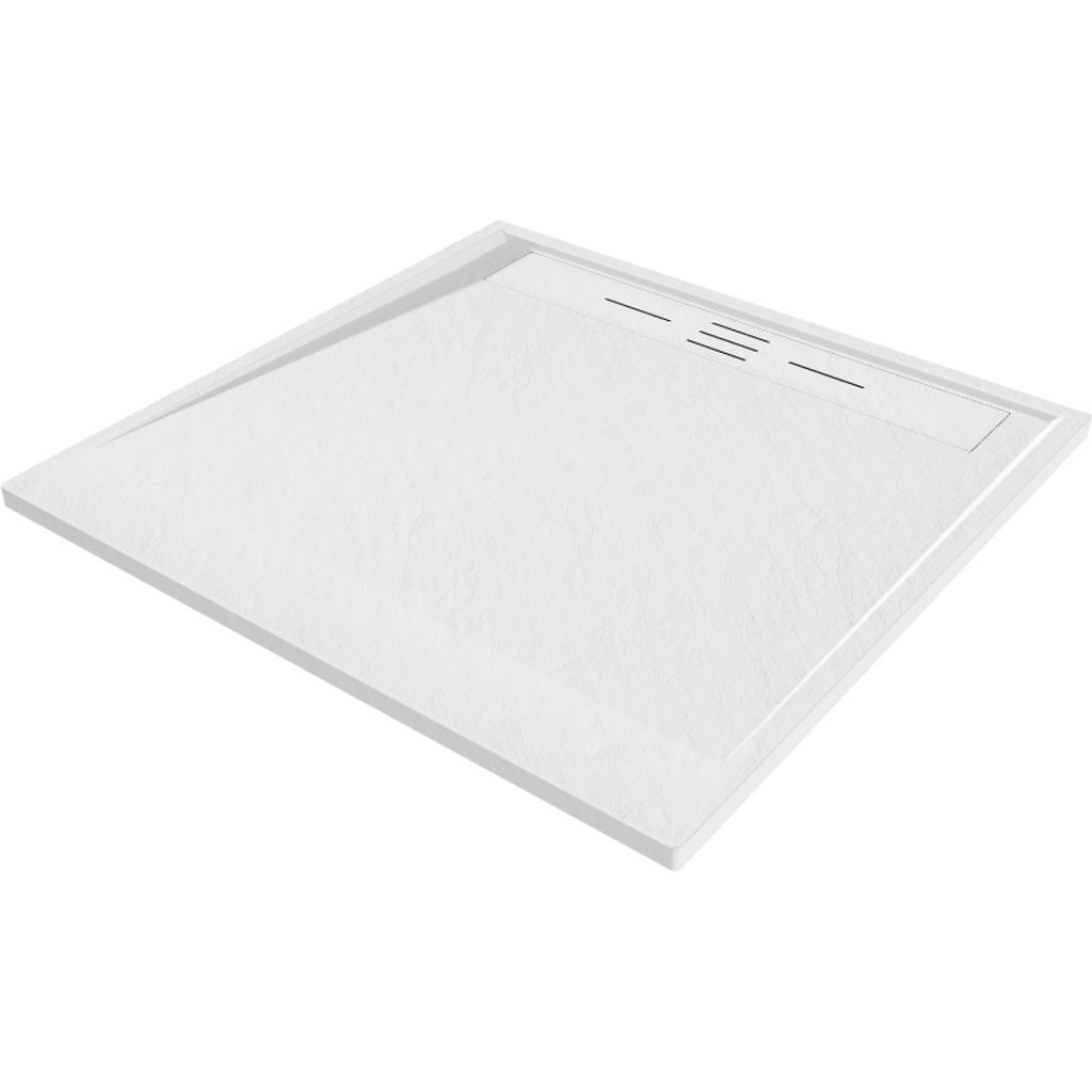 Mexen Amon brodzik kwadratowy SMC 100 x 100 cm, biały - Zdjęcie produktu 