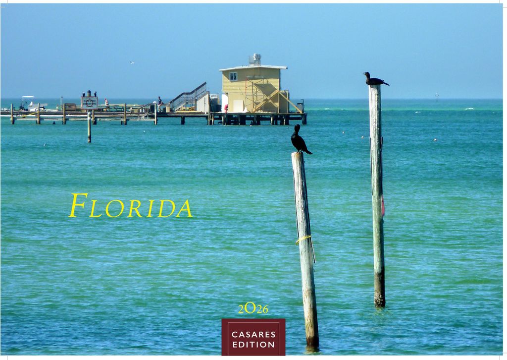 Florida Kalender 2026 - Wandkalender | Fotokalender Nordamerika 35x50cm Traumhafte Landschaften & Küstenstädte voller Lebensfreude, perfekt als G...