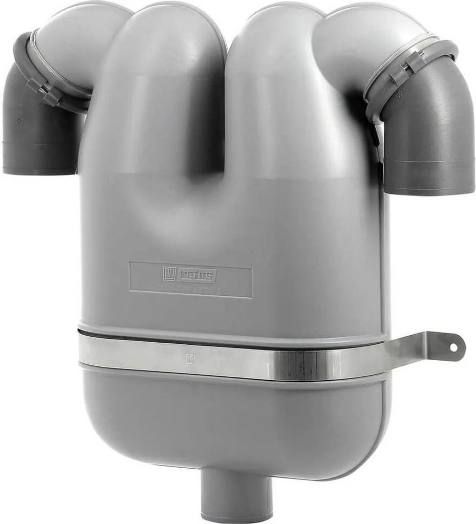 Séparateur Gaz Vetus LGS 75 Argent 95 mm pour Échappement Silencieux