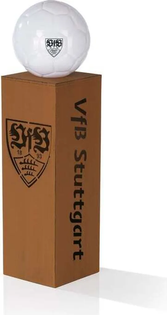 Colonne décorative LED VfB Stuttgart luminaire extérieur de jardin 84cm
