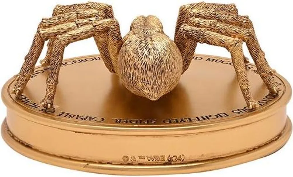 Figurine Aragog Harry Potter dorée : statue décorative Wizarding World - 3