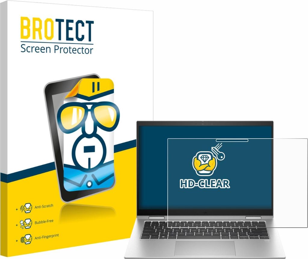 Für HP EliteBook x360 1040 G10 Schutzfolie BROTECT Displayschutz Display Schutz Folie Klar Transparent