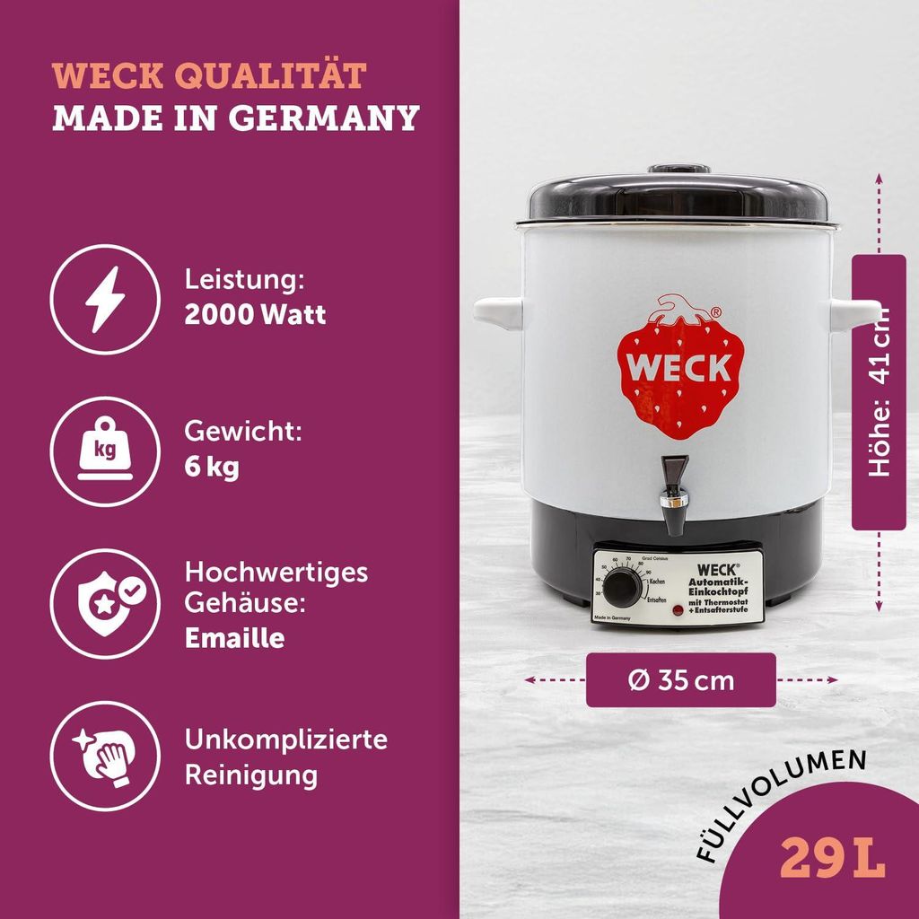 Weck Einkochautomat 