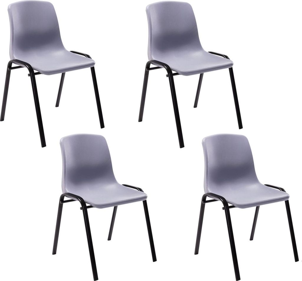 CLP 4er Set Stapelstuhl Nowra Kunststoff stapelbar und mit Produktbild 
