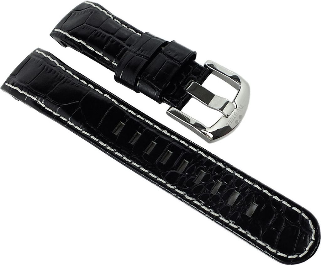 TW STEEL Uhrenarmband | TW50 Serie Ø 45mm Leder schwarz TWB110