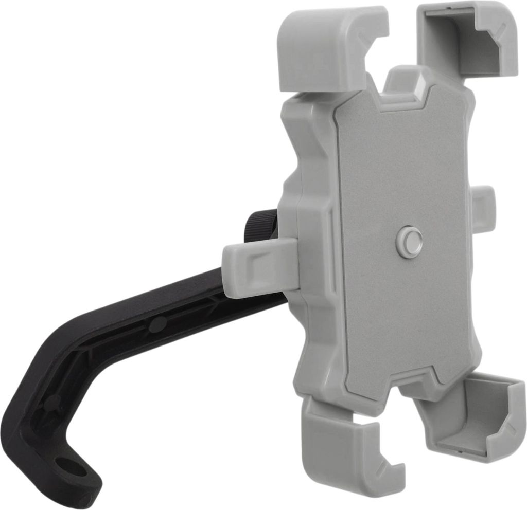 Einfache Installation Schnellverschluss Fahrrad Motorrad Spiegel Handyhalterung Halter, Fahrrad Handyhalter Für 4.5-7.0 Zoll Handy, Hellgrau Grau
