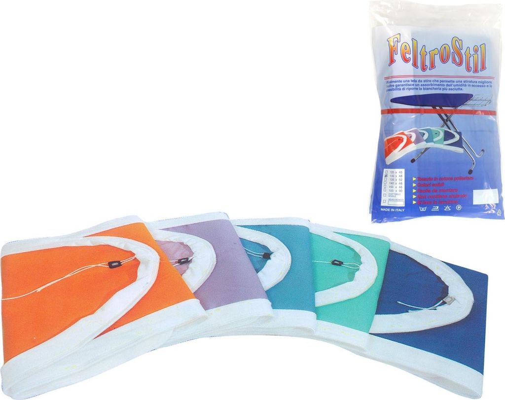 Home Feltrostil Bügelbrettbezug, 135x52 cm, Filz, Sortiert, 48x32x5 cm