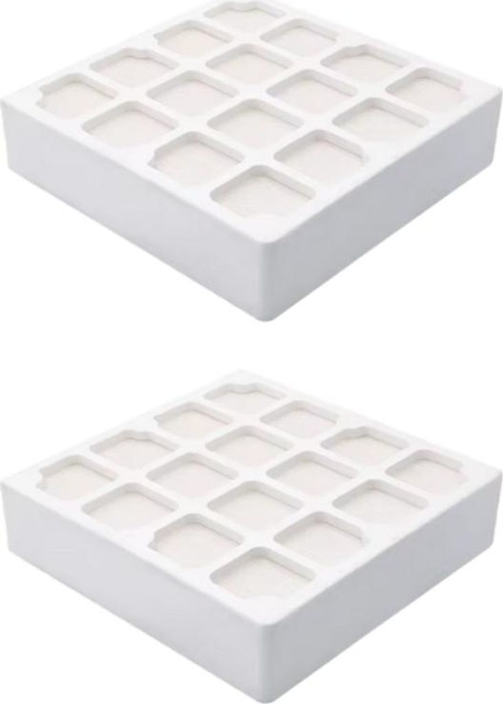 2x Trade-Shop Vorfilter Filterkassette für IQAir HealthPro 100 NE, 250, 250 NE, Allergen 100 Luftreiniger ersetzt Premax F8 S, 102101000