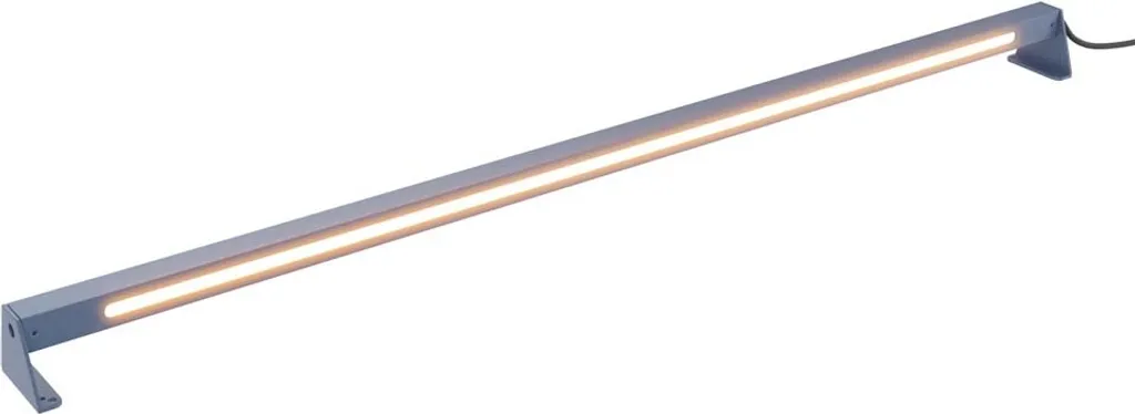Lampada da terra a LED, luce per esterni, alluminio, grigio, IP65, L 100 cm