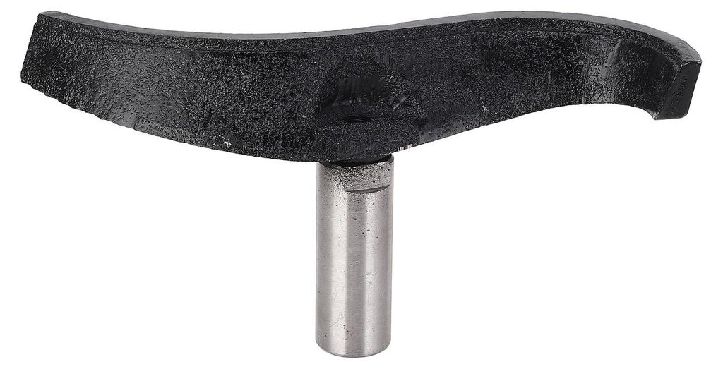 Gebogene Werkzeugauflage für Drehmaschinen, legierter Stahl und Gusseisen, 25 mm Durchmesser, Säule, Drechseln