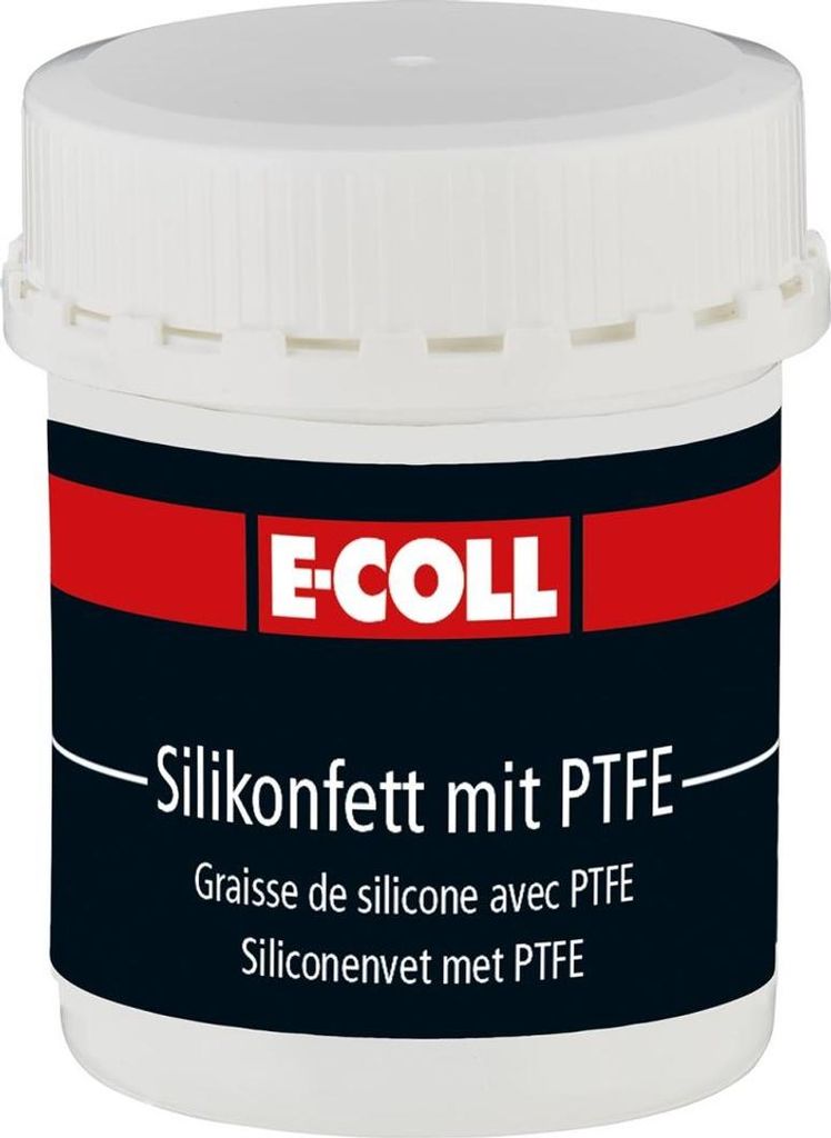 Silikonfett mit PTFE 80g Dose, farblos E-COLL