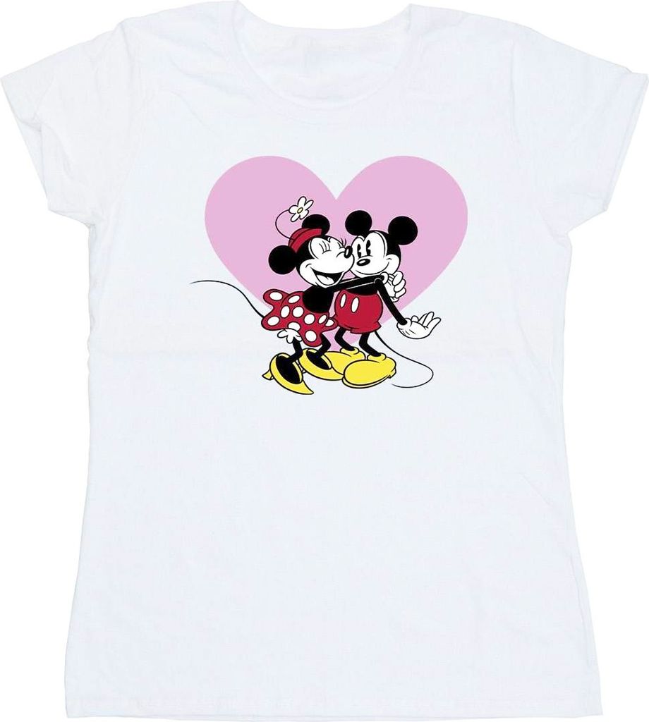 Disney - "Love Languages" T-Shirt für Damen BI33633 (XXL) (Weiß)