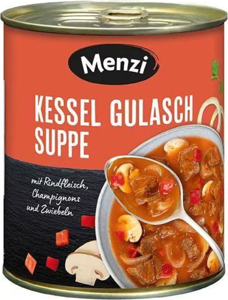 Menzi Kessel Gulasch Suppe, 800ml Produktbild 