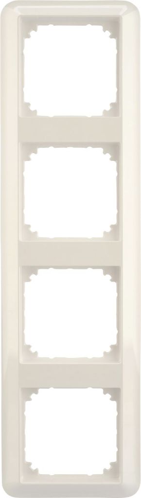 Merten Abdeckrahmen 4fach Atelier-M aktivweiß, 388425