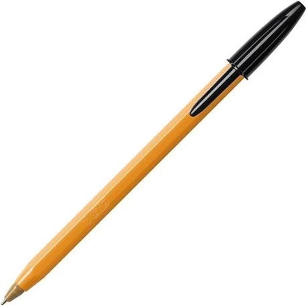 BIC Kugelschreiber Orange fine/ 20 Kulis in Schwarz – Produktbild 