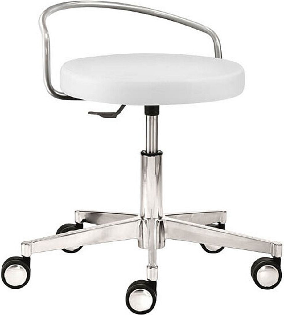 Mayer Arbeitshocker myXPERT - Bügelsitz 1294 30 582 weiß Kunstleder