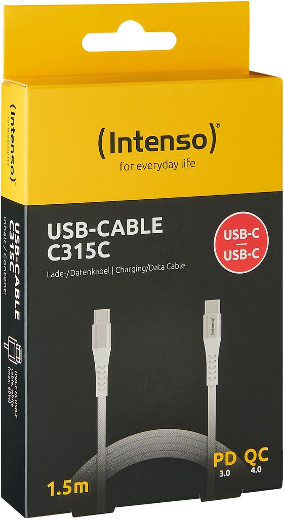 Intenso 7901002 Intenso USB C Kabel C315C 1,5 m weiß Productafbeelding 