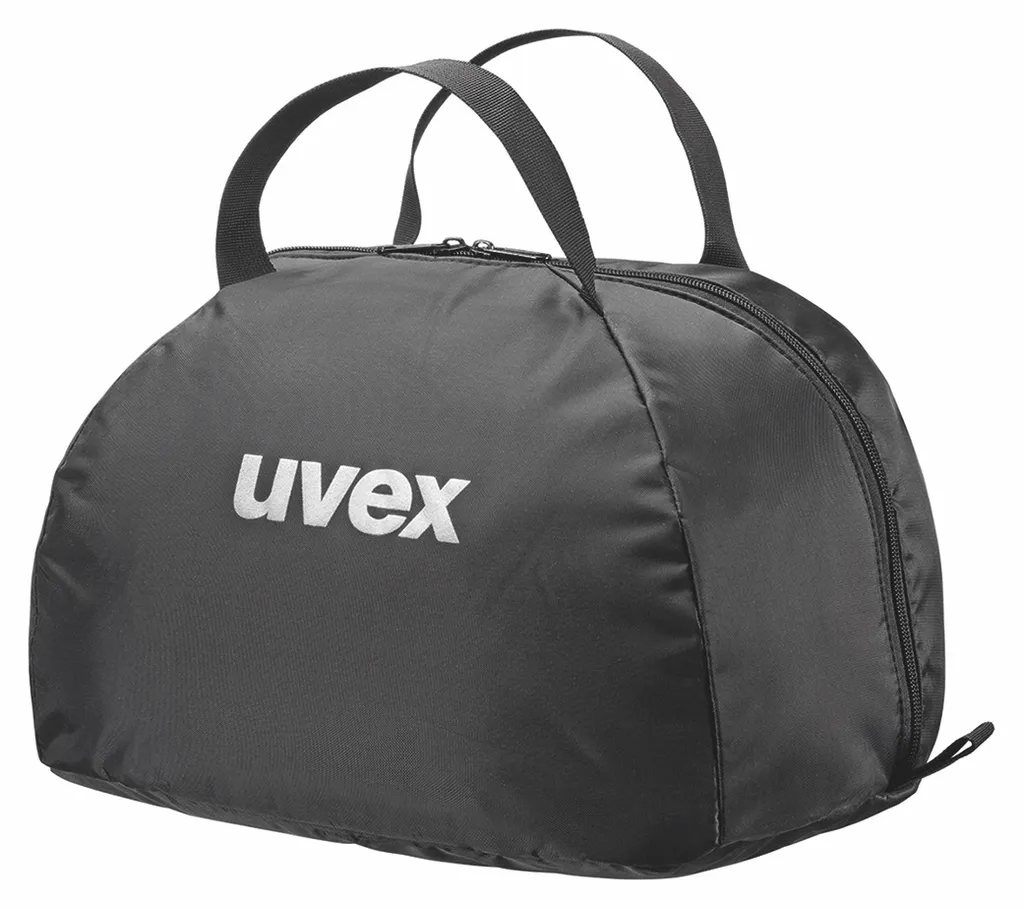 Sac de casque d'équitation UVEX noir pour concours et transport quotidien