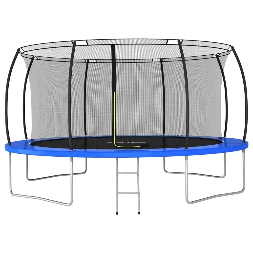 Trampoline Sécurisé 460 cm vidaXL avec Filet Anti-Chute Charge 150 kg