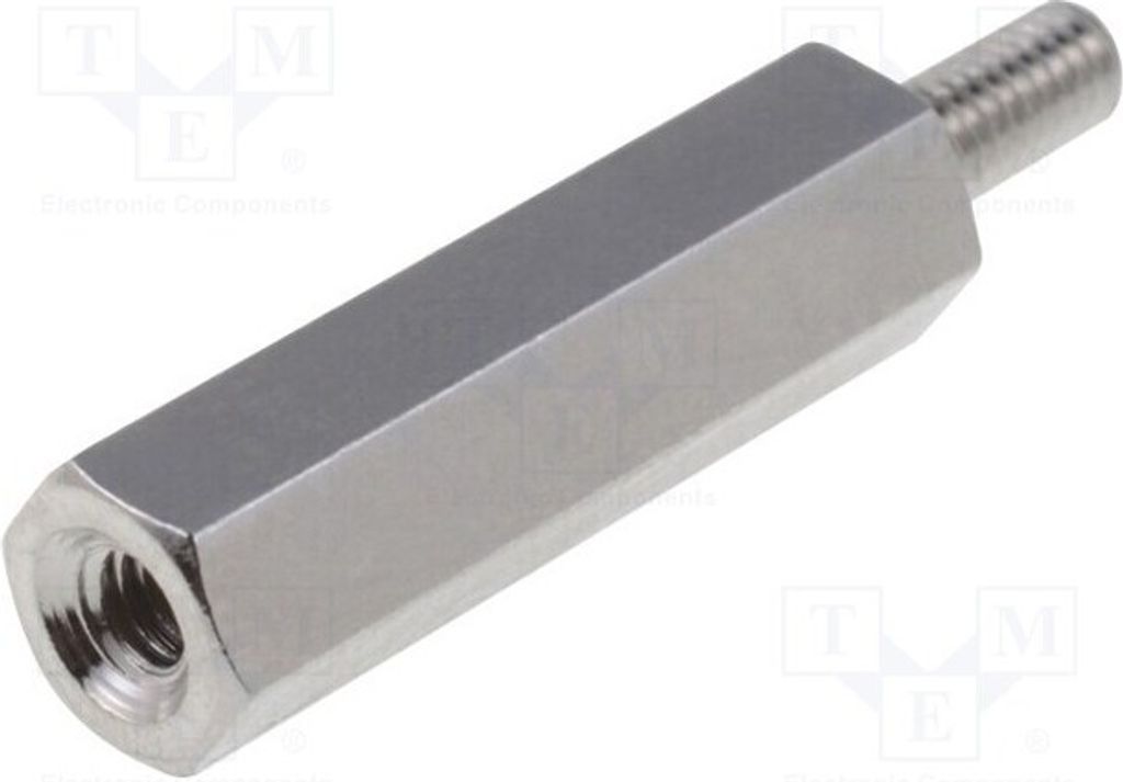 10x Distanzmuffe mit Gewinde Innengew: M2,5 18mm Außengew: M2,5 212X18 Distanzelem