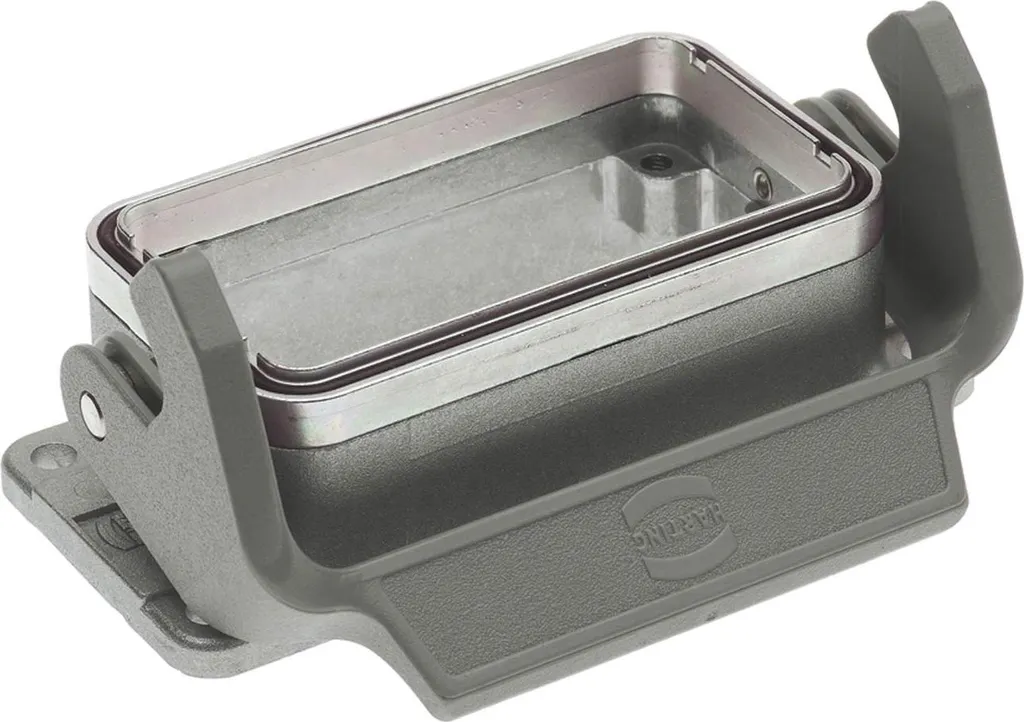 Boîtier de connecteur industriel Harting Han 10B CEM version basse