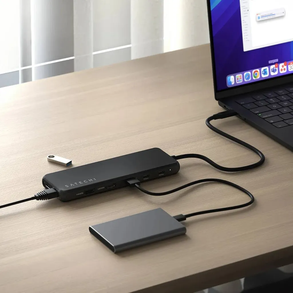 Hub USB-C Satechi 13-en-1 : Solution Triple Écran pour PC Windows Manque Ports - 7