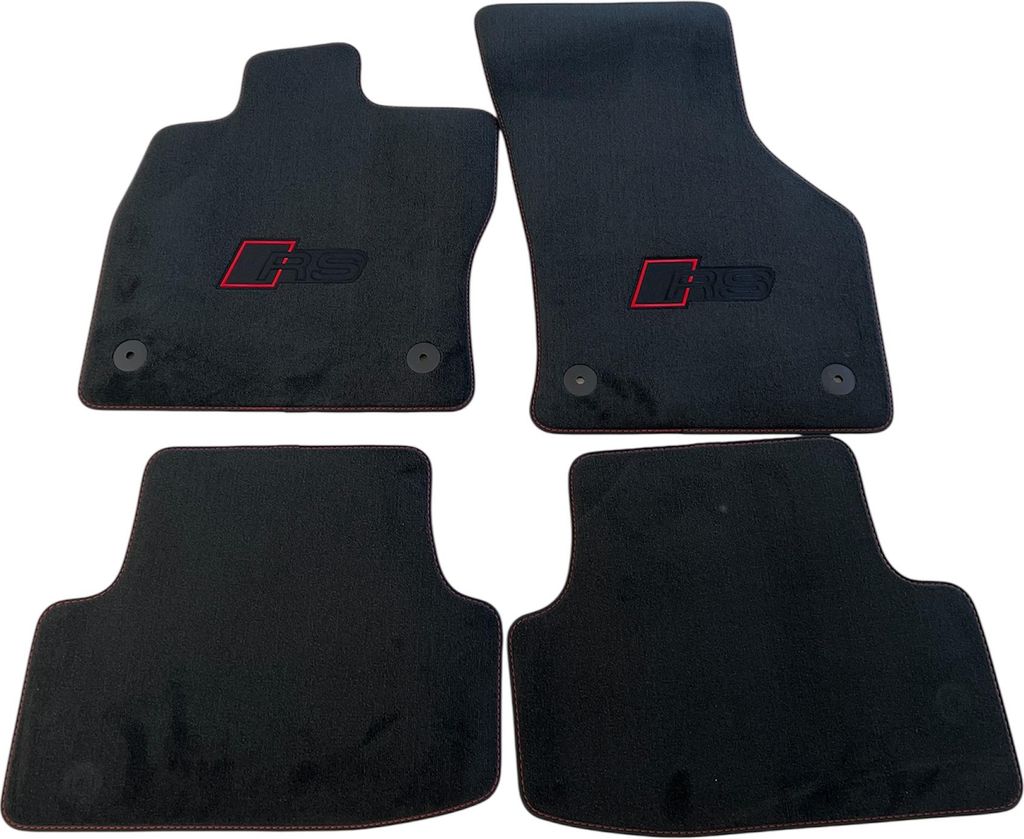4X NUOVO ORIGINALE RS velours tappetini in tessuto Immagine del prodotto 