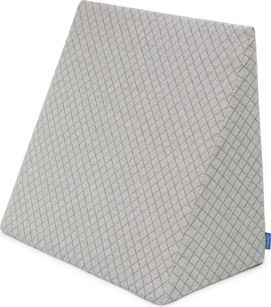 BADUM Poduszka klin pod plecy 60x50x30 cm szara krata Zdjęcie produktu 1