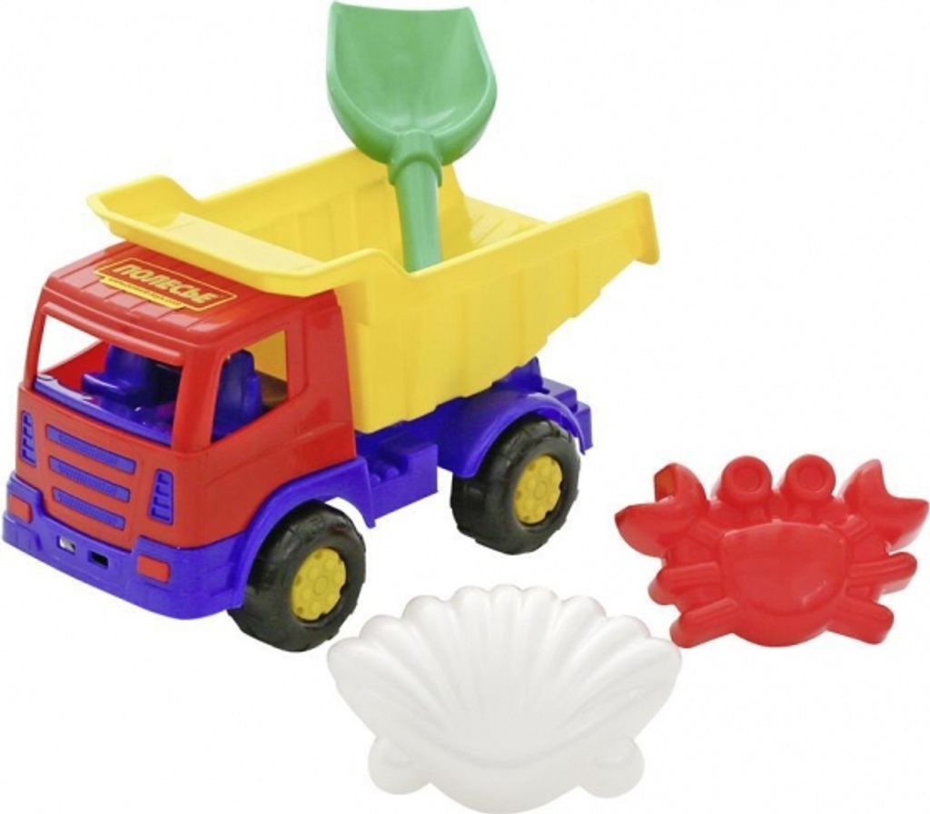 Polesie Kipper Mirage + Sandgarnitur, 4-tlg. (Set Nr. 369)