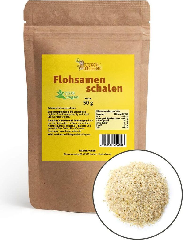 Flohsamenschalen 50 g Produktbild 