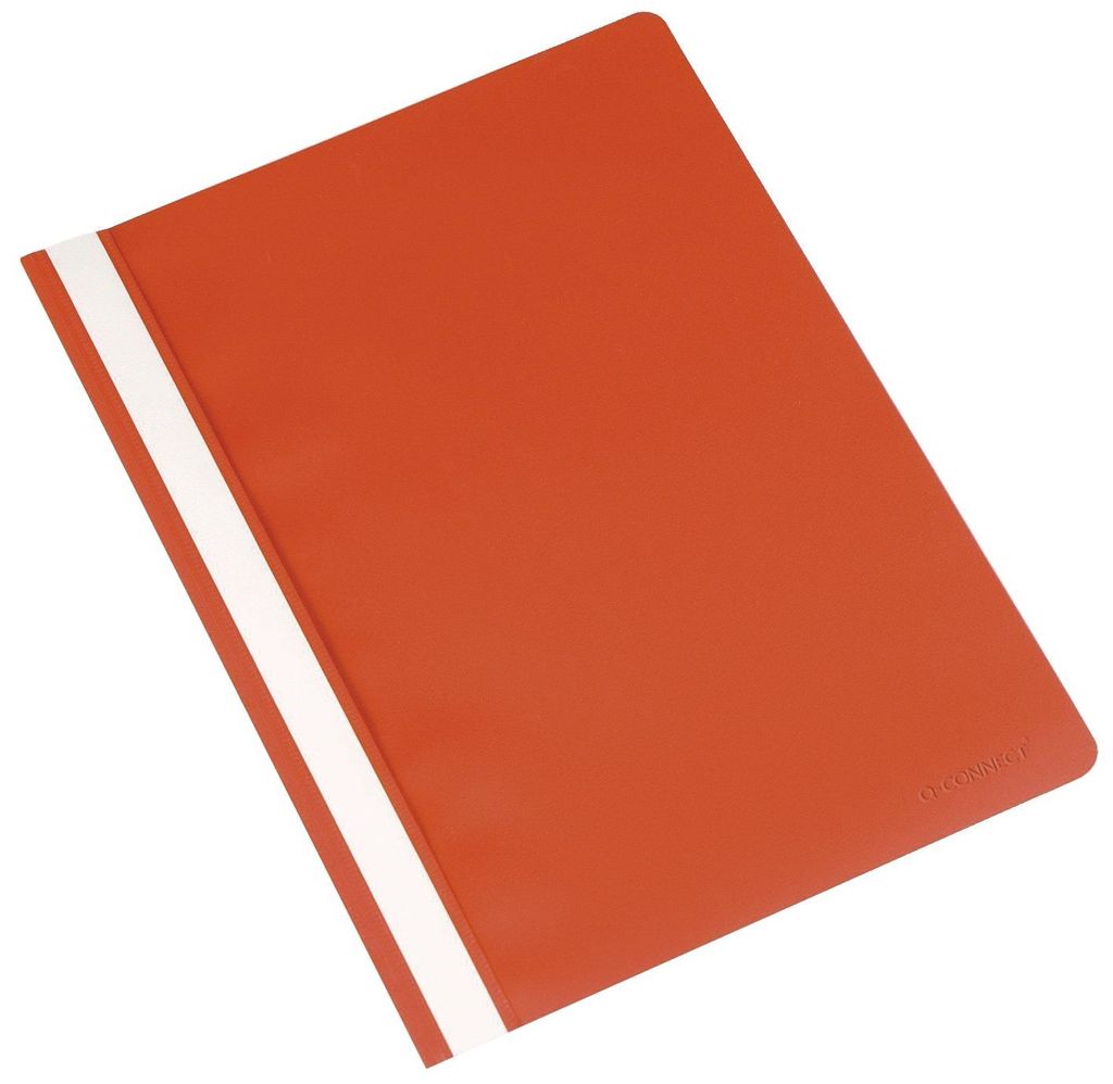 Q-Connect KF01455 Schnellhefter - A4, 250 Blatt, PP, rot