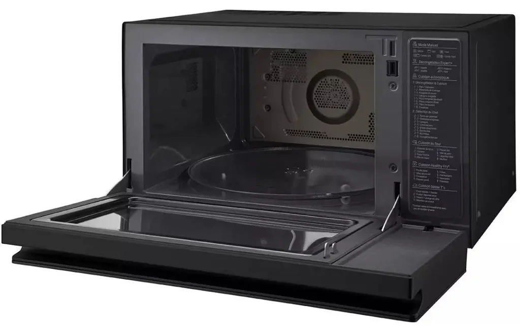 Micro-ondes combiné LG 39L noir, grand four multifonction 1100W - 3