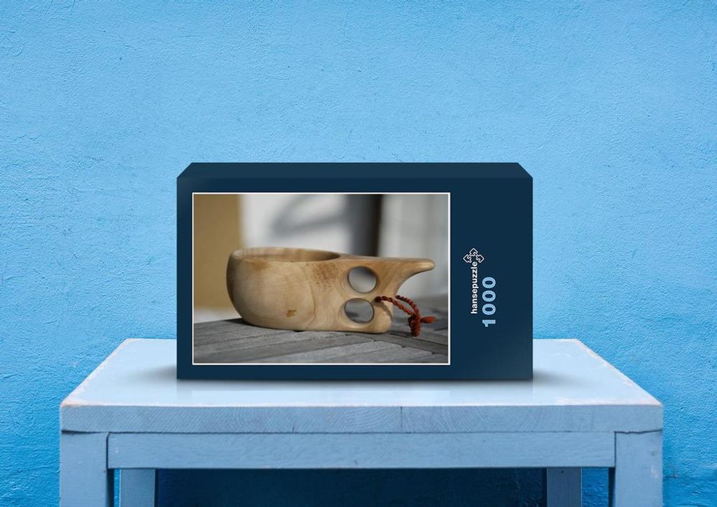 hansepuzzle 69464 - Kaffeetasse Puzzle, 1000 Teile, Hintergründe, 60,0 x 46,0cm mit hochwertiger Aufbewahrung, Kartonbox & Beutel