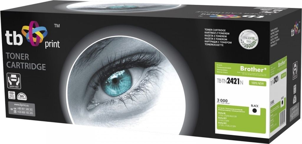 TB Print Toner for Brother TN2421 TB-TN2421N BK 100% new