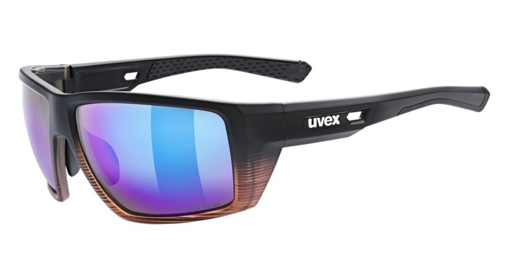 Uvex Sportbrille mnt venture CV schwarz matt/blau