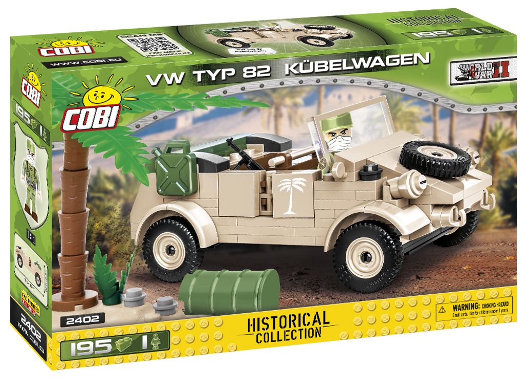 COBI VW typ 82, Zestaw do budowania, 7 lat(a), Plastik, 195 Zdjęcie produktu 