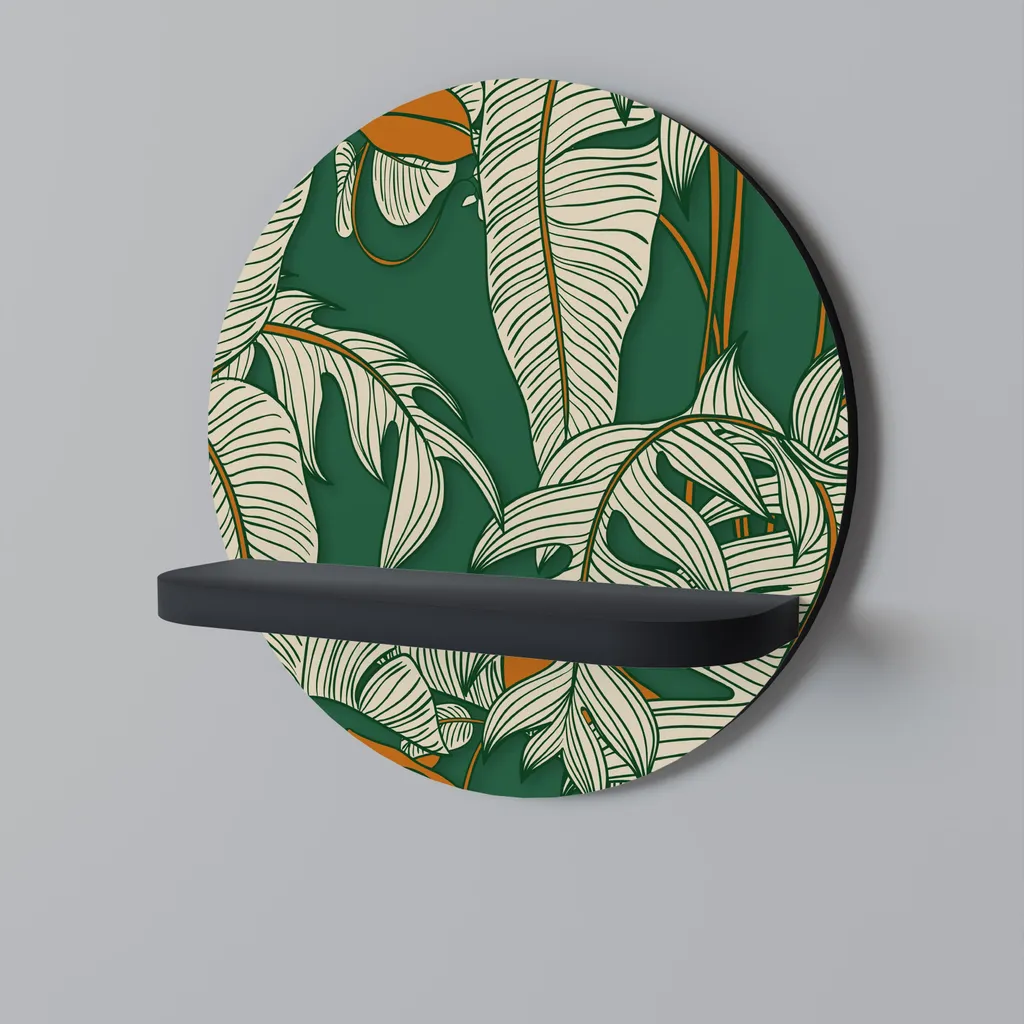 Étagère ronde noire : gagnez de l'espace au mur avec style et finesse