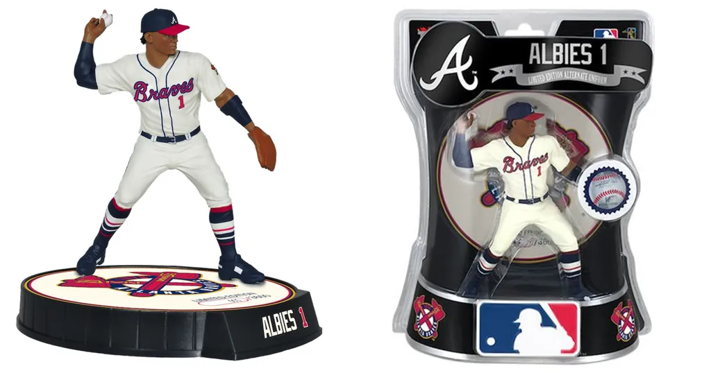 Maillot MLB Ozzie Albies #1 Braves : Qualité Durable et Confort Total
