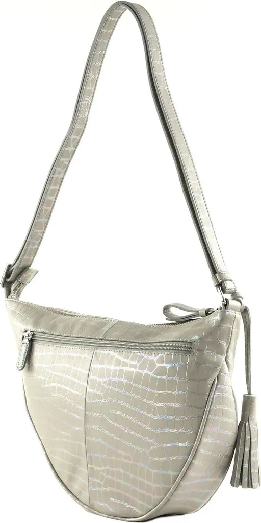 Sac Bandoulière Femme en Cuir Gris Shark PICARD Mermaid pour le Quotidien - 4