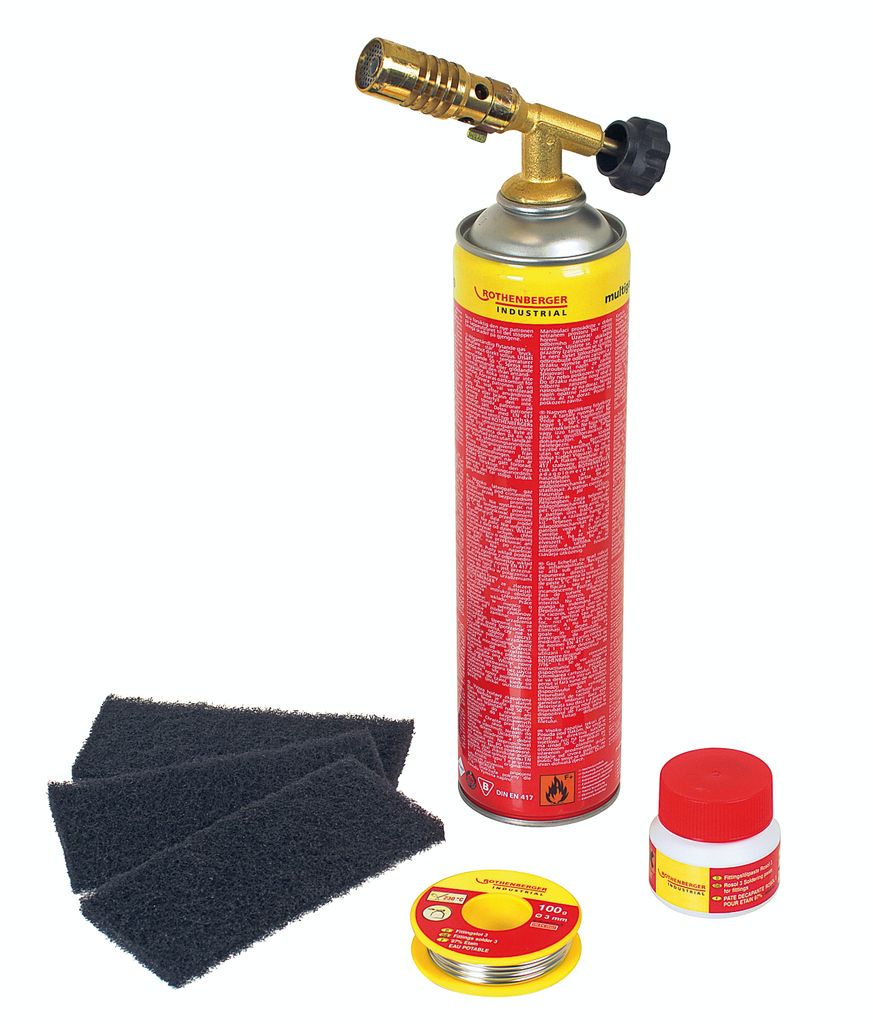 Lötset ROFIX 1800 kpl. f.Trinkwasserl.Rothenberger