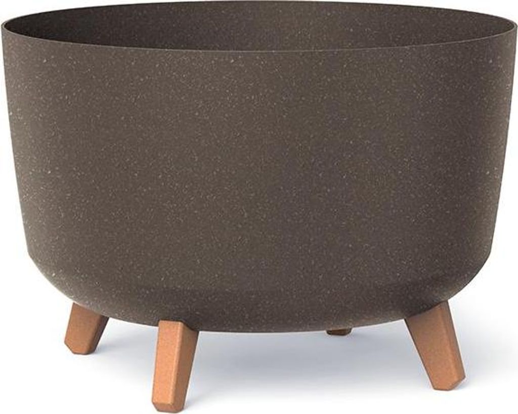 Prosperplast Blumentopf GRACIA Eco Wood Standard Kaffee 39 cm