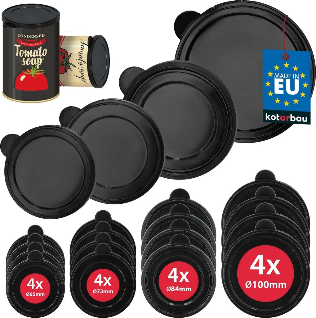 KOTARBAU® Satz mit 16 Stück - Dosendeckel - Deckel für Produktbild 
