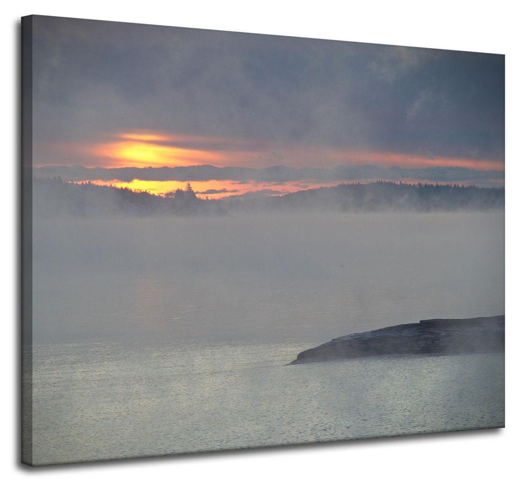 Leinwanddruck Natur Sonnenuntergang 100x80