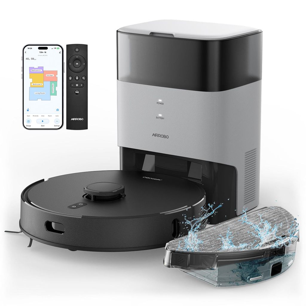 AIRROBO Saugroboter mit Absaugstation und Wischfunktion T20 Produktbild 
