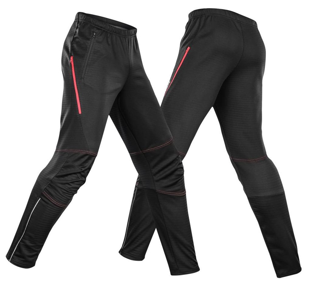 Lixada herren wasserdichte radfahren hosen thermische fleece winddicht winter bike reiten laufen sporthose hosen