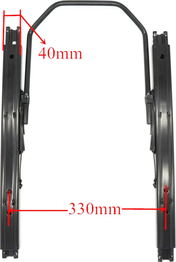 Rails de siège auto réglables pour corriger une assise fixe ou instable