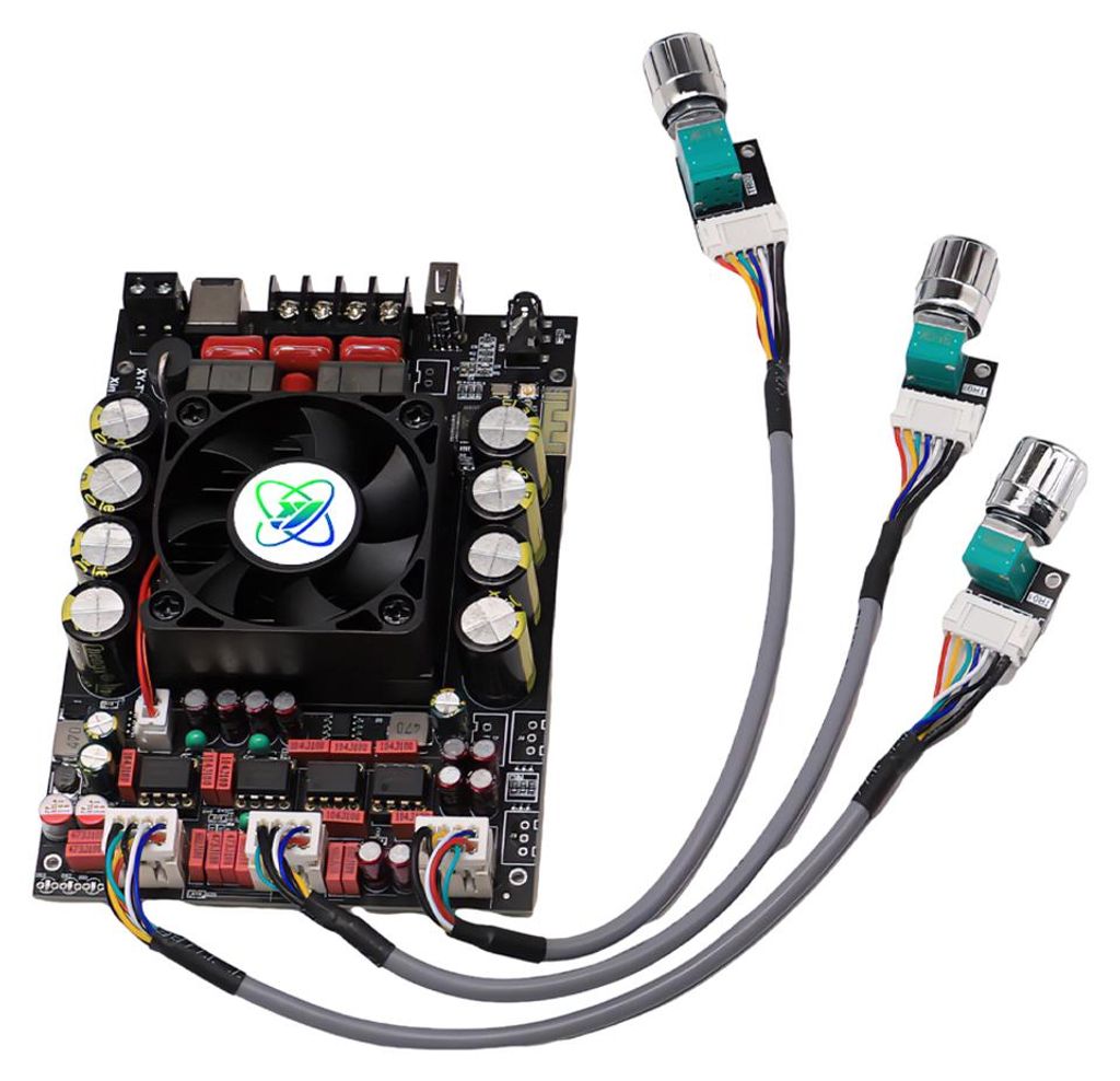 220W + 220W BT 5.2 Drahtloser Audio-Leistungsverstaerker Produktbild 