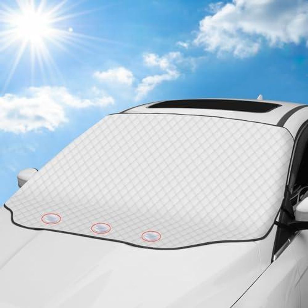 Tevlaphee Sonnenschutz Auto Frontscheibe, Windschutzscheibe Produktbild 